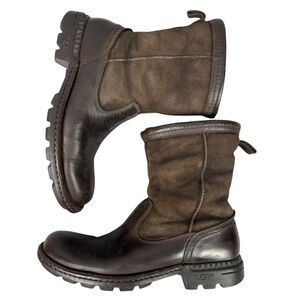 UGG Men's Hartsville Ankle Boots Brown Leather Suede Size 11